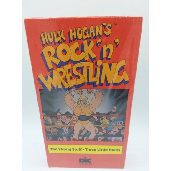 Hulk Hogans Rock N Wrestling VHS The Wrong Stuff Three Little Hulks 1985 - Picture 1 of 10